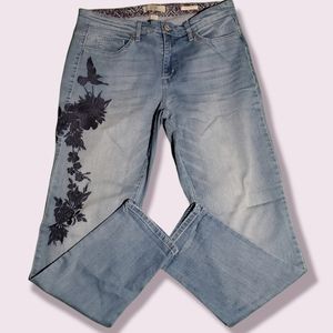 Vintage America Embroidered Bestie Jeans